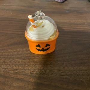 Halloween/pumpkin hand sanitizer cover and holder